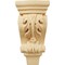 Ekena Millwork 3"W x 1 3/4"D x 6"H Extra Small Acanthus Pilaster Wood Corbel, Maple CORW03X02X06PAMA - alternate 2